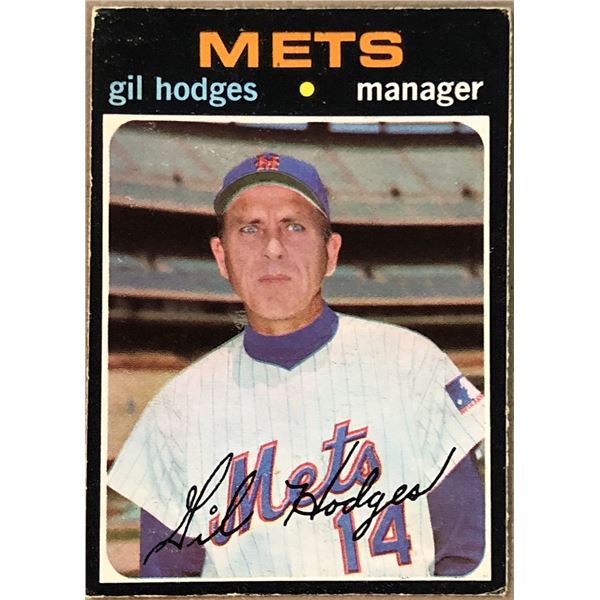 1971 O-PEE-CHEE GIL HODGES (HOF)