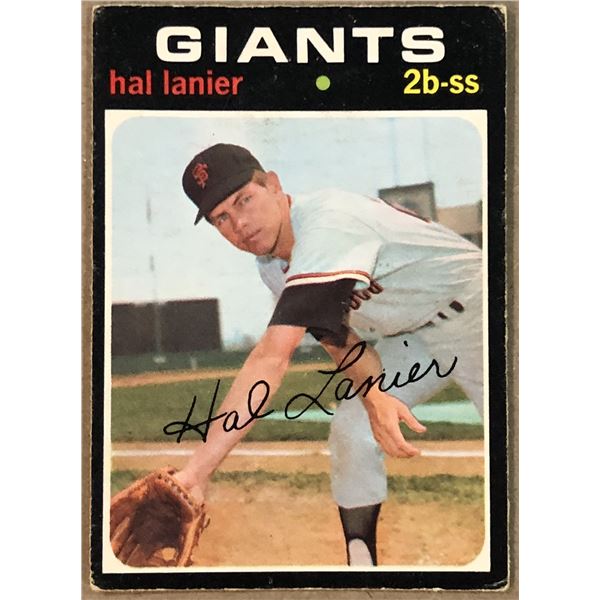 1971 O-PEE-CHEE HAL LANIER