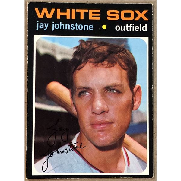1971 O-PEE-CHEE JAY JOHNSTONE