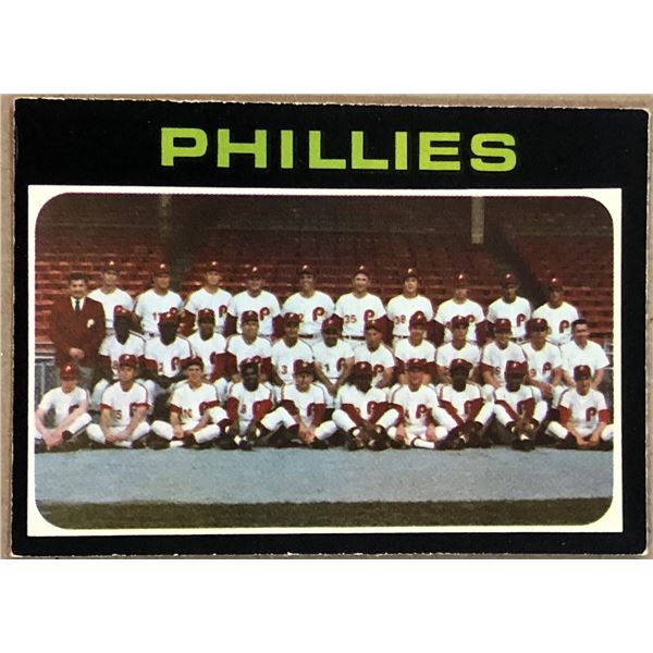 1971 O-PEE-CHEE PHILADELPHIA PHILLIES