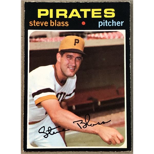 1971 O-PEE-CHEE STEVE BLASS