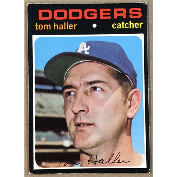1971 O-PEE-CHEE TOM HALLER
