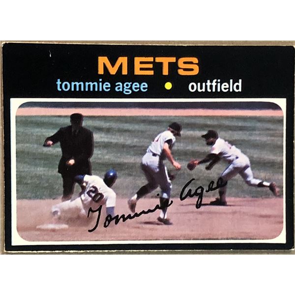 1971 O-PEE-CHEE TOMMIE AGEE