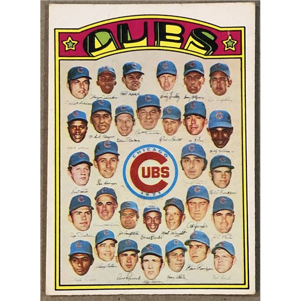 1972 O-PEE-CHEE CHICAGO CUBS