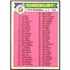 Image 1 : 1979 O-PEE-CHEE  CHECKLIST