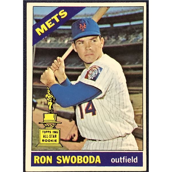 1966 O-PEE-CHEE RON SWOBODA ROOKIE CARD