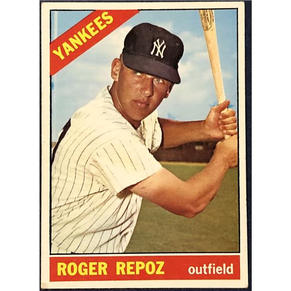 1966 O-PEE-CHEE ROGER REPOZ ROOKIE CARD