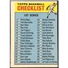 Image 1 : 1966 O-PEE-CHEE 1st SERIES CHECKLIST