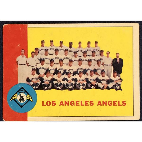 1963 TOPPS LOS ANGELES ANGELS