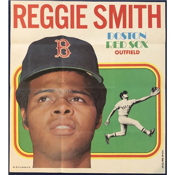 1970 TOPPS BASEBALL POSTER - REGGIE SMITH