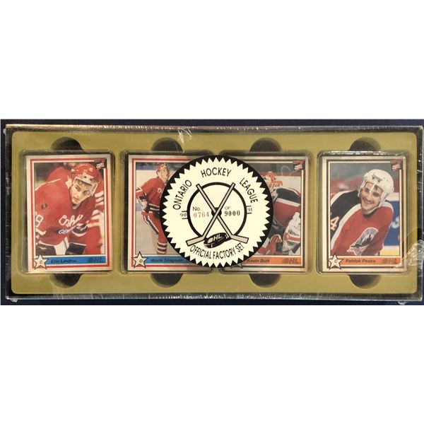 1990-91 ONTARIO HOCKEY LEAGUE FACTORY SET - LINDROS (HOF)