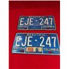 Image 1 : 1986 BEAUTIFUL BC LICENSE PLATE