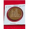 Image 1 : Vintage souvenir medal Cathedral of St. John the Divine, New York City.