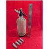 Image 2 : VINTAGE SODA BOTTLE & 4 New CO2 Cartridges