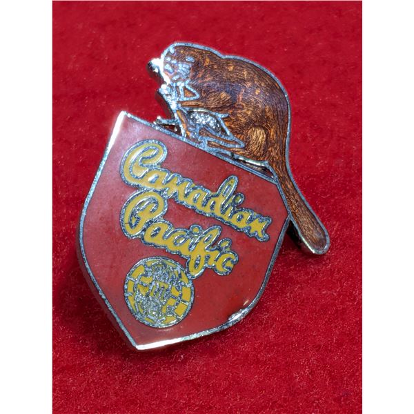 Vintage Canadian Pacific Railway lapel pin