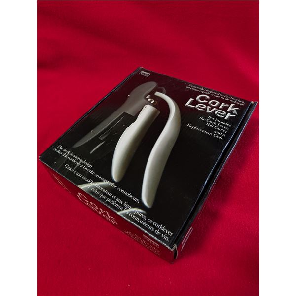 WINE CORK. SCREW ( Lever)