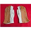Image 2 : GREEN SAFETY SIZE 9 LEATHER GLOVES 5 pair