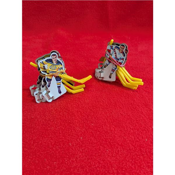 VINTAGE BRUINS vs RANGERS Metal Hockey players