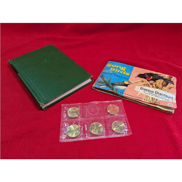 NURSING HISTORY BOOK,  WOMEN'S RIGHT TO VOTE LOONIES, SONG BIRDS BOOK