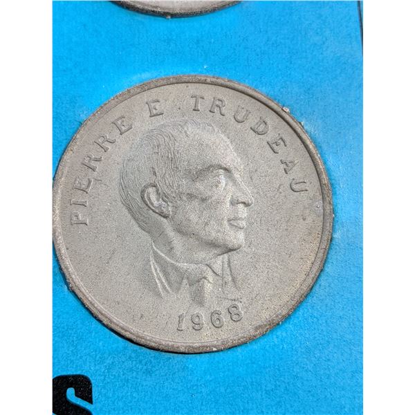 CANADIAN PRIME MINISTERS COMMEMORATIVE MEDALLIONS