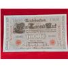 Image 1 : ANTIQUE 1910 German 1000 Mark Reichsbanknote.