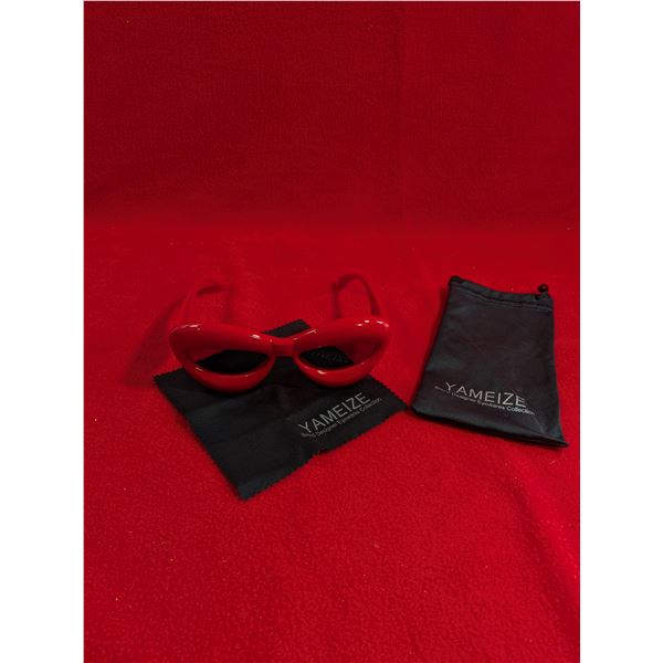 Yameize brand sunglasses.