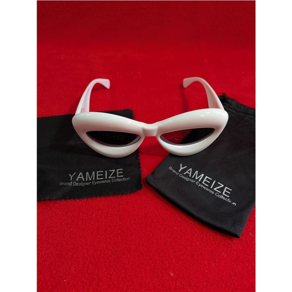 Yameize brand sunglasses.
