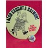 Image 1 : VINTAGE SUN SALMON & SPORTSMAN FISHING DERBY PINS
