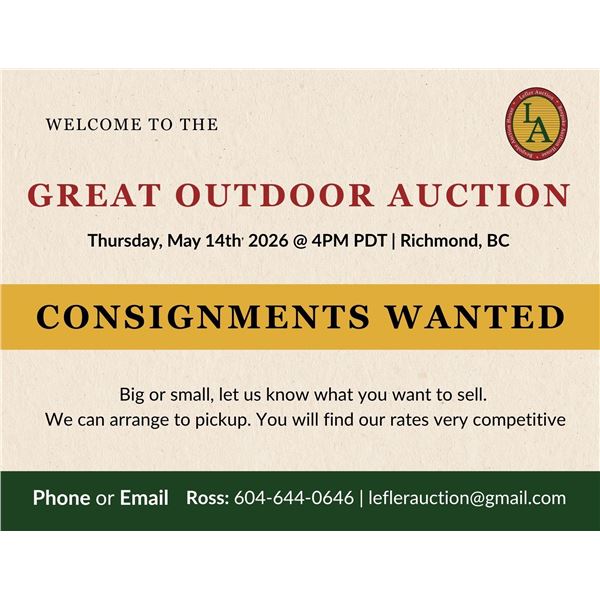 GREAT OUTDOOR AUCTION