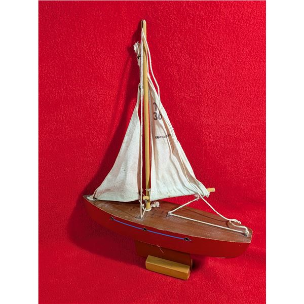 Vintage 1950's Char-Mar Sailboat