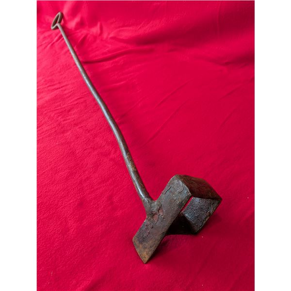 BIG P~d ANTIQUE BRANDING IRON