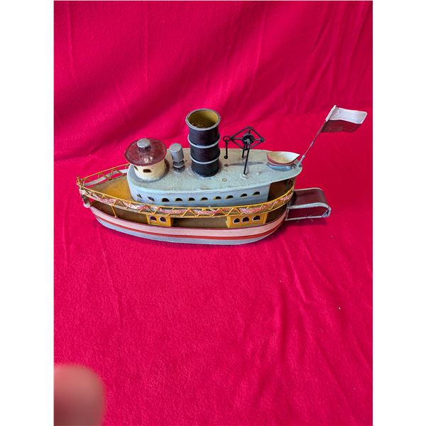Vintage model Paddlewheeler