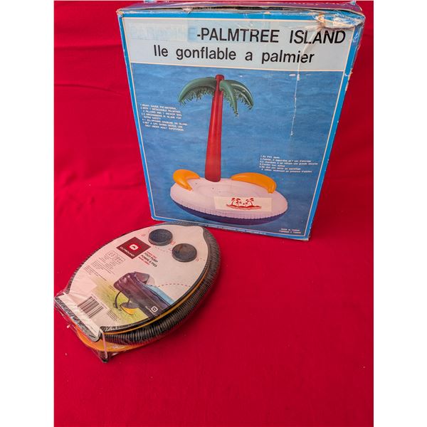 INFLATABLE FLOATING ISLAND & PUMP