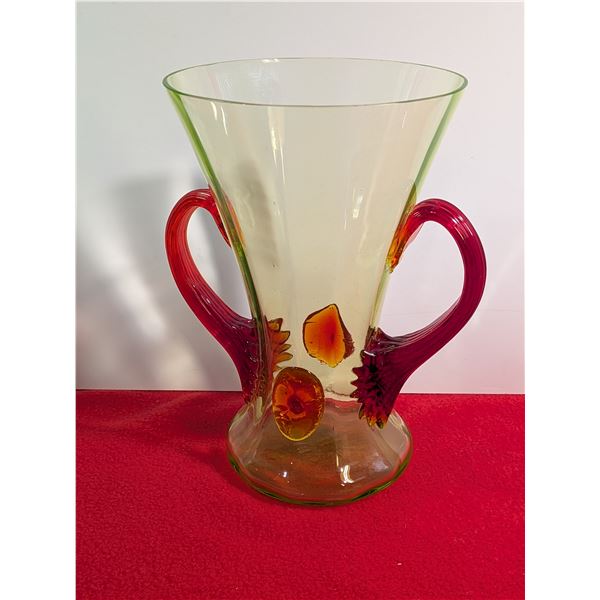 VINTAGE HAND BLOWN VASE