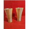Image 1 : VINTAGE PEACH VASES