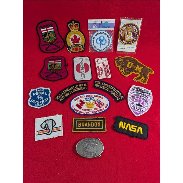 VINTAGE PATCHES & BUCKLE