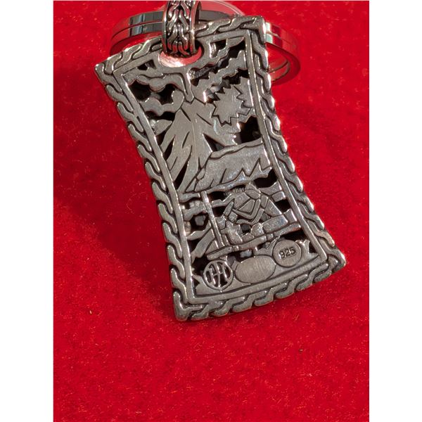 SILVER JOHN HARDY COIN CHAIN