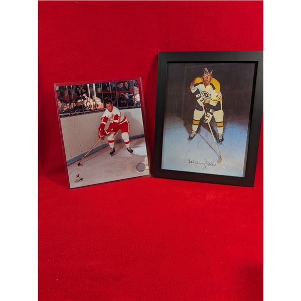 GORDIE HOWE & BOBBY ORR PHOTOS