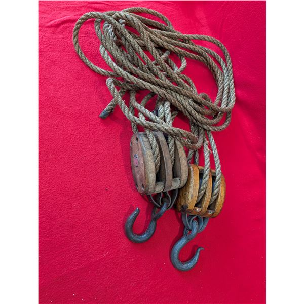 VINTAGE BLOCK & TACKLE
