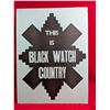 Image 2 : VINTAGE BLACK WATCH 11"x15" Sign