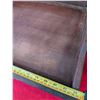Image 4 : VINTAGE WOODEN TEA SERVICE TRAY SET & WICKER CHEST
