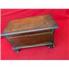 Image 4 : ANTIQUE CHINESE CHEST with Turquoise stone buttons.
