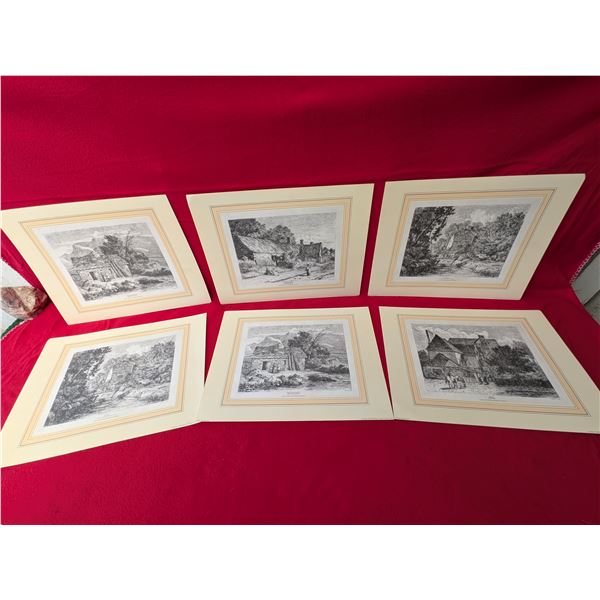 VINTAGE OLD FINE ART PRINTS