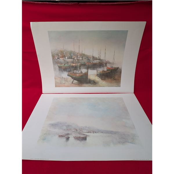 VINTAGE ITALIAN BOATING PRINTS