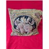 Image 1 : Vintage Burmese Kalaga embroidered pillow