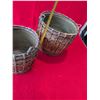 Image 2 : Vintage Asian Ceramic Pot wrapped in Bamboo