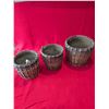 Image 1 : Vintage Asian Ceramic Pot wrapped in Bamboo
