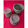 Image 2 : Vintage Asian Ceramic Pot wrapped in Bamboo