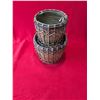 Image 3 : Vintage Asian Ceramic Pot wrapped in Bamboo