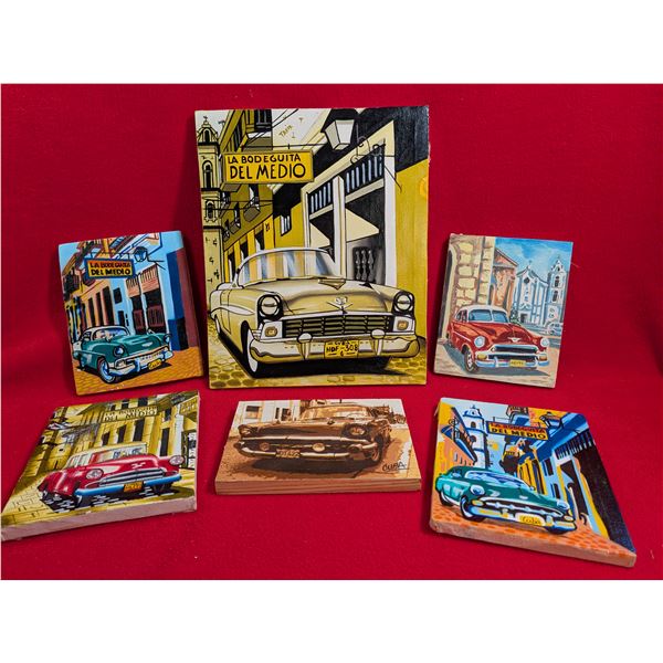 CUBAN Classic Car paintings